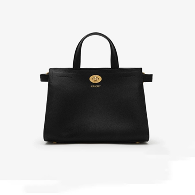burberry cotswolds grained calf leather vintage check side panel tote bag